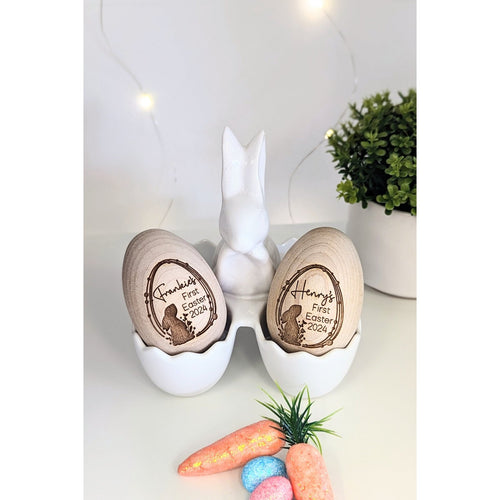 Personalised First Easter Wooden Egg - My Family Rulers
