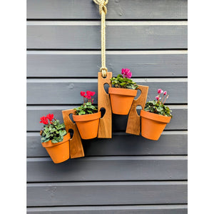 Vertical Terracotta Pot Hanger - My Family Rulers