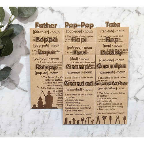 Father's Day Magnet - My Family Rulers