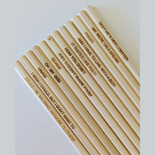 Load image into Gallery viewer, Movie/TV Quote Pencils - My Family Rulers