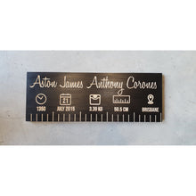 Load image into Gallery viewer, Mini Birth Ruler - My Family Rulers
