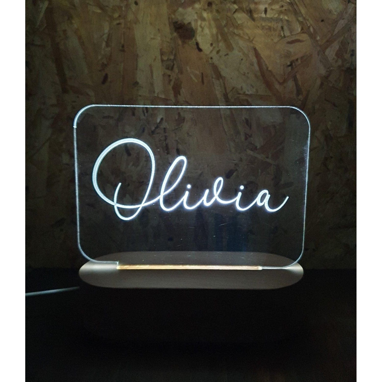 Name clearance led sign