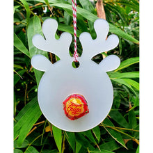 Load image into Gallery viewer, Reindeer Rudolph Bauble - Lollipop Holder - My Family Rulers