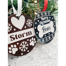 Load image into Gallery viewer, Pet Christmas Bauble - My Family Rulers