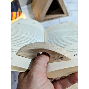 Wooden Bookmark Stand + Page Holder - My Family Rulers