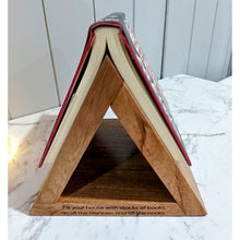 Load image into Gallery viewer, Wooden Bookmark Stand + Page Holder - My Family Rulers