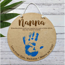 Load image into Gallery viewer, Mother&#39;s Day DIY Handprint Plaque - My Family Rulers
