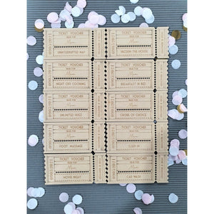 Mother's Day Coupon Tickets - My Family Rulers