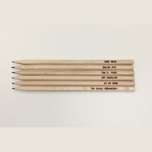 Substitute Teacher Funny Pencils - My Family Rulers