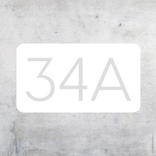 Load image into Gallery viewer, Small Personalised House Number - 200mm x 100mm
