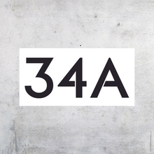 Load image into Gallery viewer, Small Personalised House Number - 200mm x 100mm