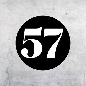 Circle Personalised House Number - All sizes