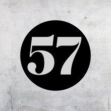 Load image into Gallery viewer, Circle Personalised House Number - All sizes