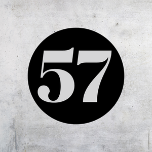 Circle Personalised House Number - All sizes