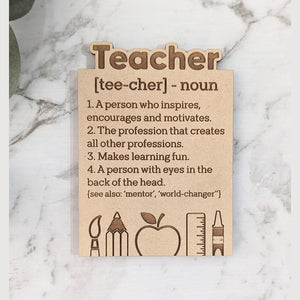 Teacher Educator Magnet - My Family Rulers
