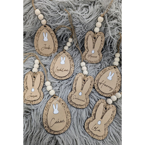 Easter Basket Name Tag - My Family Rulers