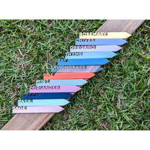 Load image into Gallery viewer, Acrylic Herb + Vegetable Garden Markers - My Family Rulers