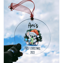 Load image into Gallery viewer, Baby First Christmas Koala Bauble - My Family Rulers