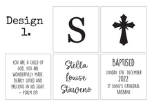 Load image into Gallery viewer, Baptism Block Keepsake – Personalised Gift