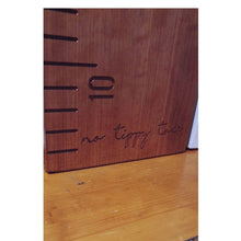 Personalised Tasmanian Oak Wooden Height Chart Ruler – Engraved | My ...