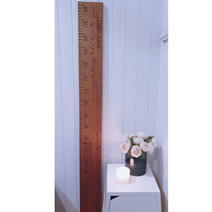 Premium Tasmanian Oak Engraved Wooden Ruler - My Family Rulers