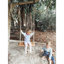 Load image into Gallery viewer, Personalised Wooden Tree Swing - My Family Rulers
