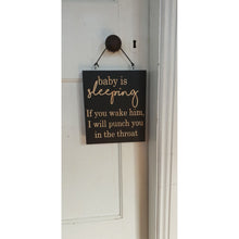 Load image into Gallery viewer, Hanging Door Signs - My Family Rulers