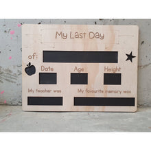 Load image into Gallery viewer, First Day of School Sign Reversible - My Family Rulers