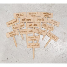 Load image into Gallery viewer, Brown Thumb Plant Signs - My Family Rulers