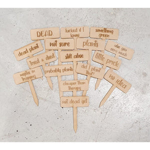 Brown Thumb Plant Signs - My Family Rulers