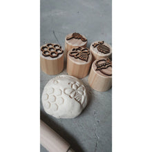 Load image into Gallery viewer, Bee Playdough Wooden Stampers - My Family Rulers