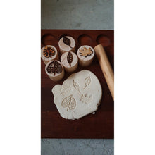 Load image into Gallery viewer, Wooden Playdough Stampers - My Family Rulers