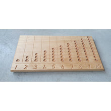 Load image into Gallery viewer, Wooden Counting Board Small - My Family Rulers