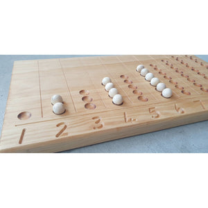 Wooden Counting Board Small - My Family Rulers