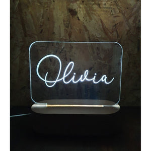 Personalised LED Night Light - My Family Rulers