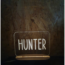 Load image into Gallery viewer, Personalised LED Night Light - My Family Rulers