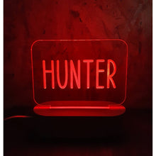 Load image into Gallery viewer, Personalised LED Night Light - My Family Rulers