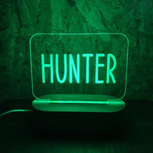 Load image into Gallery viewer, Personalised LED Night Light - My Family Rulers