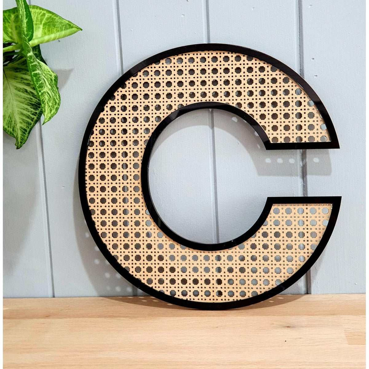 Threading Wicker Letters Rattan Wicker Letters | My Family Rulers