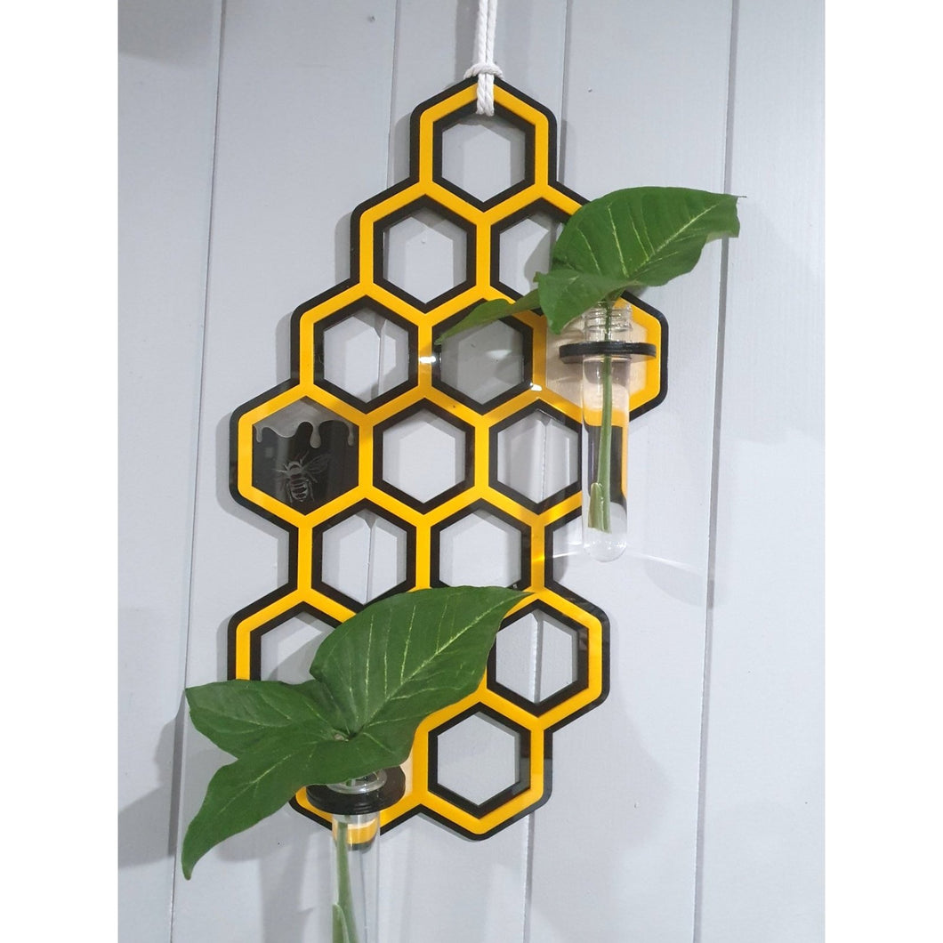 Bee Hive Plant Propagation Wall Station Hanger - My Family Rulers
