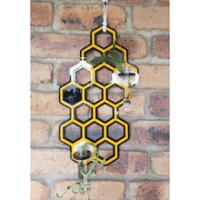 Load image into Gallery viewer, Bee Hive Plant Propagation Wall Station Hanger - My Family Rulers