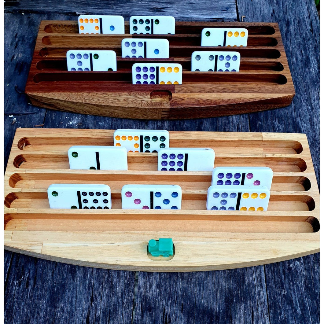 Board Game Tile Holders - Domino Train - My Family Rulers
