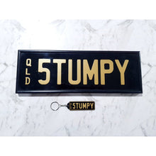 Load image into Gallery viewer, Personalised Number Plates Keyrings - My Family Rulers