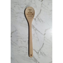 Load image into Gallery viewer, Spooning Since - Wooden Spoon Couples Gift - My Family Rulers