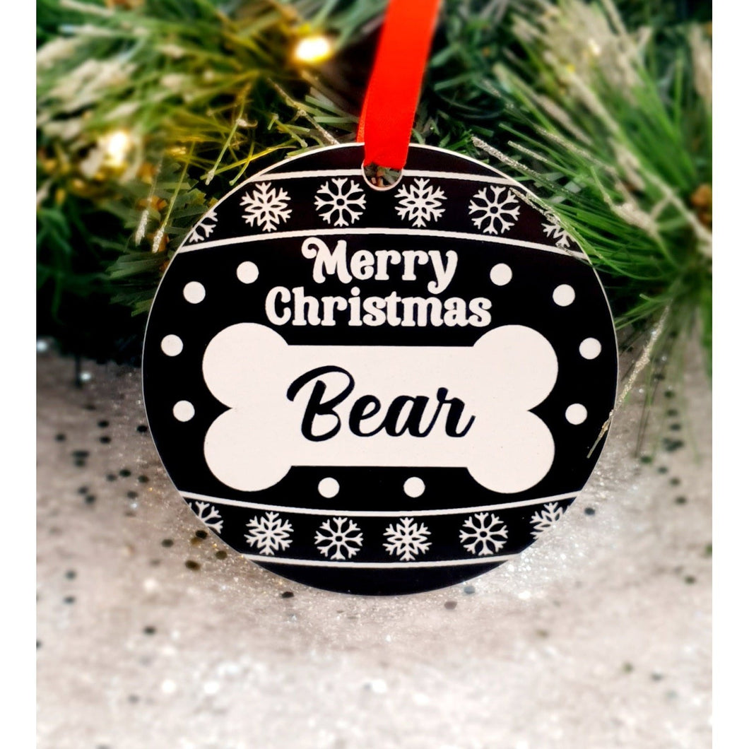 Pet Christmas Bauble - My Family Rulers