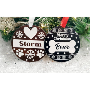 Pet Christmas Bauble - My Family Rulers