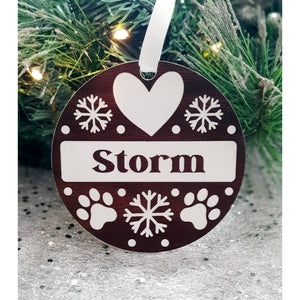 Pet Christmas Bauble - My Family Rulers