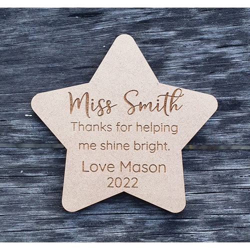 Teachers Gift - Star Magnet - My Family Rulers