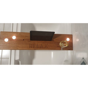 Bath Caddy - Personalised Hardwood - My Family Rulers