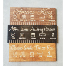 Load image into Gallery viewer, Mini Birth Ruler - My Family Rulers